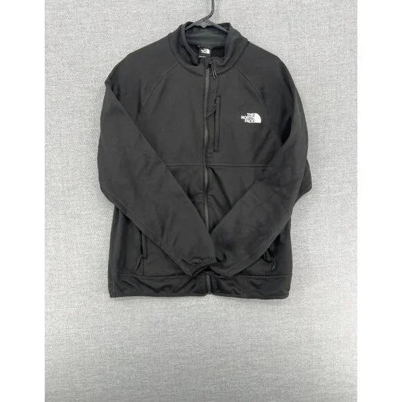 The North Face Canyonlands Full Zip Jacket Black Mens L Fleece - Picture 1 of 6